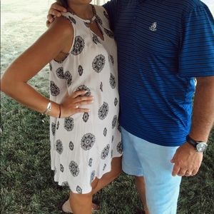 Light Pink Flowered Dress